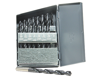 21pc. NAS 907B Aluminum Titanium Nitride 135° Split point 21pc. NAS 907B Aluminum Titanium Nitride 135° Split point